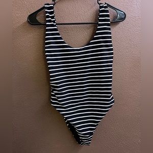 Aerie low back high leg one piece swimsuit